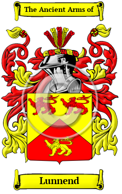Lunnend Family Crest/Coat of Arms