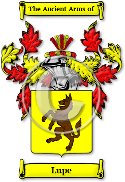 Lupe Family Crest Download (JPG) Legacy Series - 600 DPI