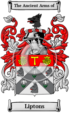 Liptons Family Crest/Coat of Arms