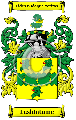 Lushintume Family Crest/Coat of Arms