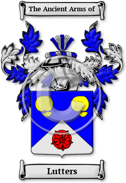 Lutters Family Crest Download (JPG) Legacy Series - 600 DPI