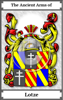 Lotze Family Crest Download (JPG)  Book Plated - 150 DPI