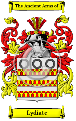 Lydiate Family Crest/Coat of Arms