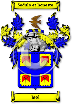 Isel Family Crest Download (JPG) Legacy Series - 600 DPI