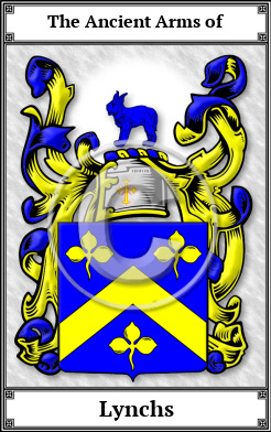 Lynchs Family Crest Download (JPG)  Book Plated - 150 DPI