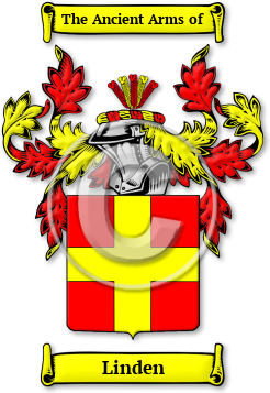 Linden Family Crest Download (jpg) Legacy Series - 150 DPI
