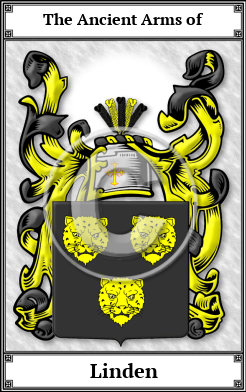 Linden Family Crest Download (JPG)  Book Plated - 150 DPI