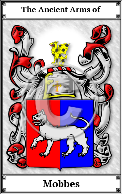 Mobbes Family Crest Download (JPG) Book Plated - 600 DPI