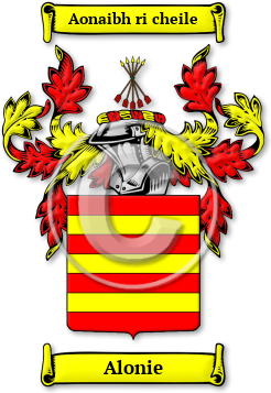 Alonie Family Crest Download (jpg) Legacy Series - 150 DPI
