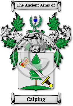 Calping Family Crest Download (JPG) Legacy Series - 600 DPI