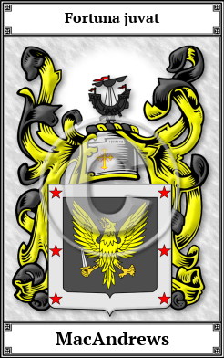 MacAndrews Family Crest Download (JPG)  Book Plated - 150 DPI