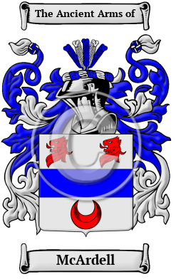 McArdell Family Crest/Coat of Arms