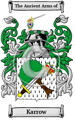 Karrow Family Crest/Coat of Arms