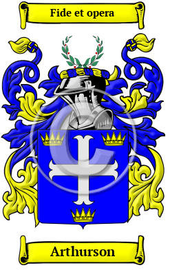 Arthurson Family Crest/Coat of Arms