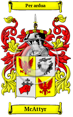 McAttyr Family Crest/Coat of Arms