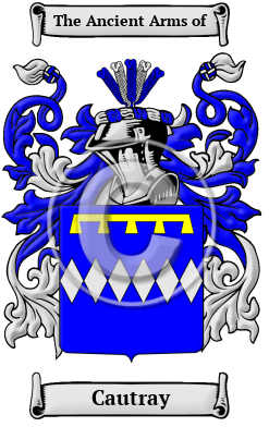 Cautray Family Crest/Coat of Arms