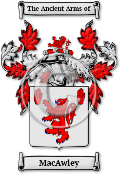 MacAwley Family Crest Download (JPG) Legacy Series - 600 DPI