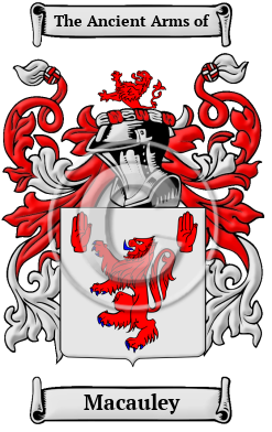 Macauley Family Crest/Coat of Arms