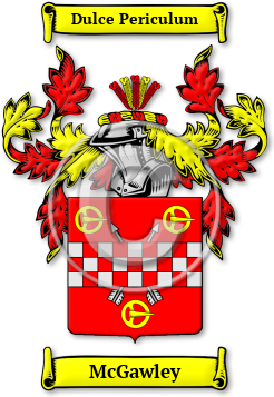 McGawley Family Crest Download (jpg) Legacy Series - 150 DPI