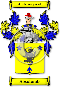 Absolomb Family Crest Download (JPG) Legacy Series - 600 DPI