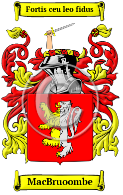 MacBruoombe Family Crest/Coat of Arms