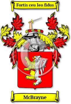 McBrayne Family Crest Download (JPG) Legacy Series - 600 DPI