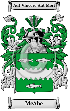 McAbe Family Crest/Coat of Arms