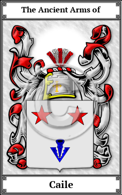 Caile Family Crest Download (JPG) Book Plated - 600 DPI