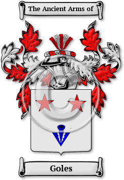 Goles Family Crest Download (jpg) Legacy Series - 150 DPI