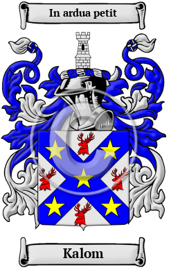 Kalom Family Crest/Coat of Arms