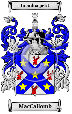 MacCallomb Family Crest/Coat of Arms