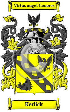 Kerlick Family Crest/Coat of Arms