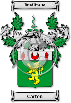 Carten Family Crest Download (JPG) Legacy Series - 600 DPI