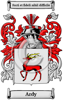 Ardy Family Crest/Coat of Arms