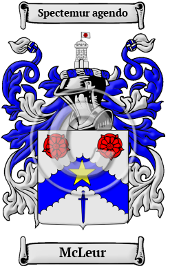 McLeur Family Crest/Coat of Arms
