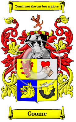 Goome Name Meaning, Family History, Family Crest & Coats of Arms