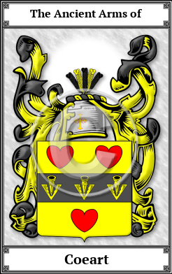 Coeart Family Crest Download (JPG)  Book Plated - 150 DPI