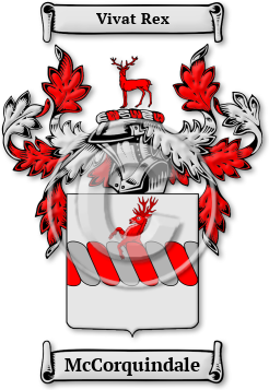 McCorquindale Family Crest Download (jpg) Legacy Series - 150 DPI