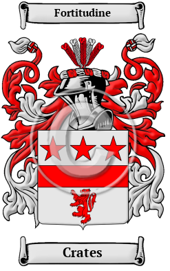 Crates Family Crest/Coat of Arms
