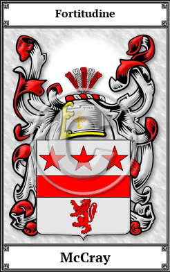 McCray Family Crest Download (JPG)  Book Plated - 150 DPI