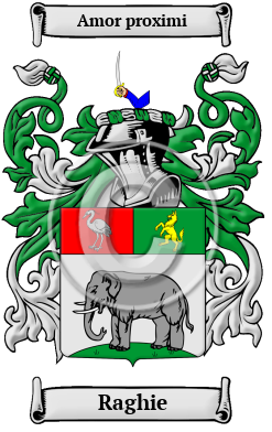 Raghie Family Crest/Coat of Arms