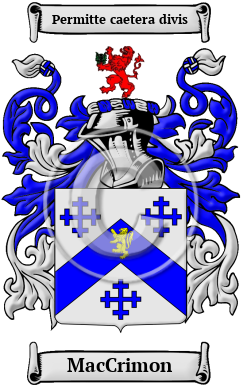 MacCrimon Family Crest/Coat of Arms