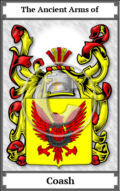 Coash Family Crest Download (JPG)  Book Plated - 150 DPI