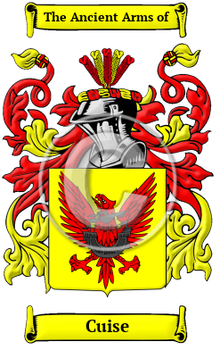 Cuise Family Crest/Coat of Arms
