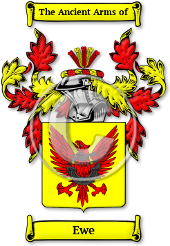 Ewe Family Crest Download (jpg) Legacy Series - 150 DPI