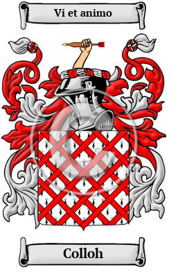 Colloh Family Crest/Coat of Arms