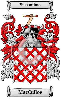 MacCulloe Family Crest/Coat of Arms