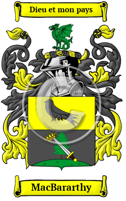 MacBararthy Family Crest/Coat of Arms