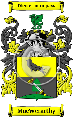 MacWerarthy Family Crest/Coat of Arms