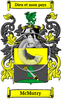 McMutry Family Crest/Coat of Arms